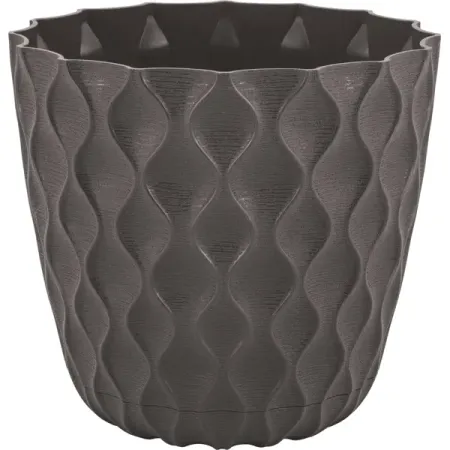 Горшок цветочный Ingreen Wave ø17.5 h16 см v2.5 л пластик горький шоколад максим горький песня о буревестнике рассказы и сказки