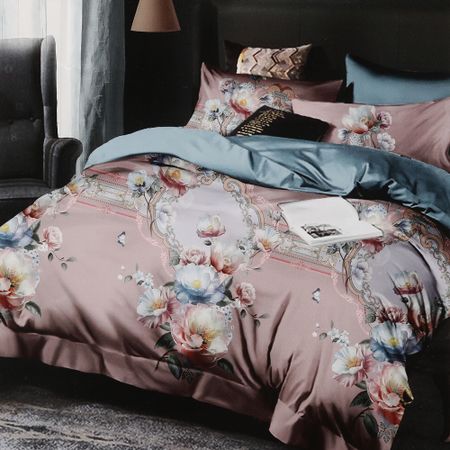 Комплект постельного белья Wonne Traum Elegance Rose palace pink Полуторный