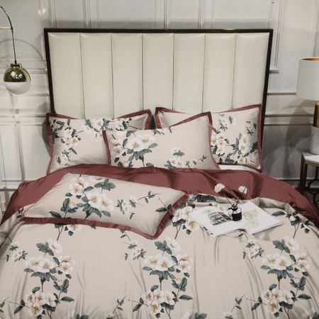 Комплект постельного белья Wonne Traum elegance apple garden pink Полуторный