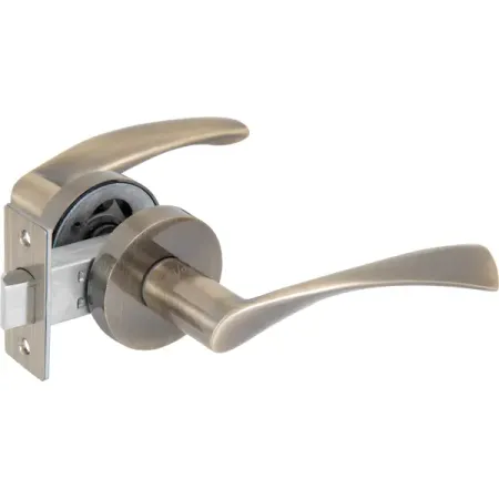 Дверные ручки 30 AB без запирания комплект цвет бронза ручки для шкафов kak   серебристая бронза