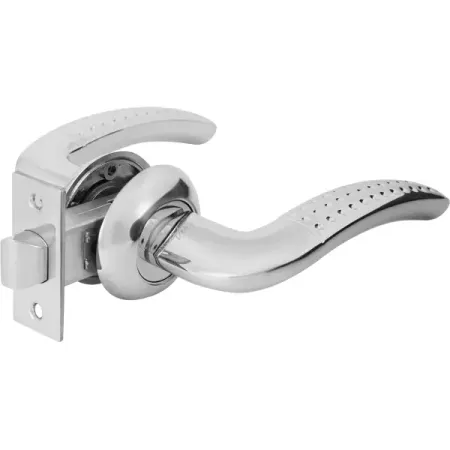 Дверные ручки 26 СР без запирания комплект цвет хром