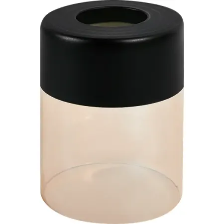 Плафон Inspire Amber под лампу E27 цвет черный/золотистый