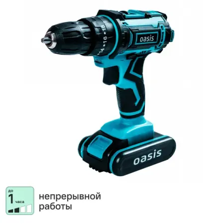 Дрель-шуруповерт аккумуляторная ударная Oasis ASU-24S, 24 В Li-ion 2x2 Ач муфта вала zyshtnc d20l25