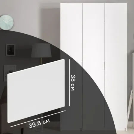 Дверь для шкафа Лион София 39.6x38x1.8 см ЛДСП цвет белый матовый софия синицкая система полковника смолова и майора перова