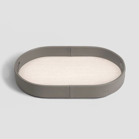 Поднос Togas Наварр серый 40.5х26х5.5 см