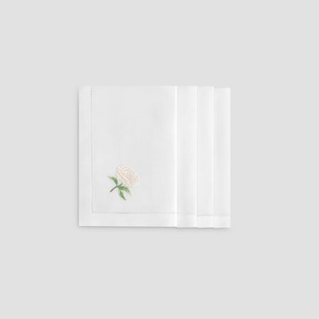 Салфетка Togas Моверне белая/зеленая 50х50 см