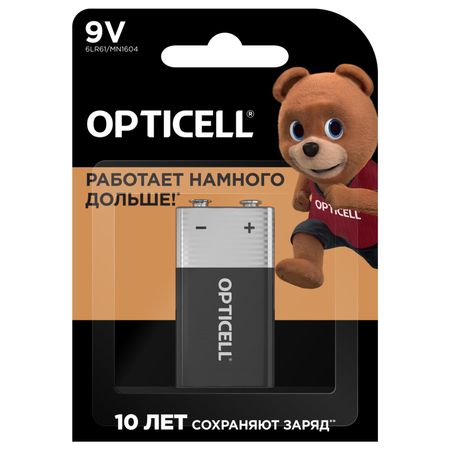 Батарейки Opticell Basic 9V 1шт
