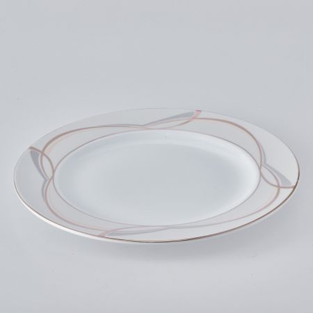 Тарелка обеденная Royal Garden Золотая Нить 26 см