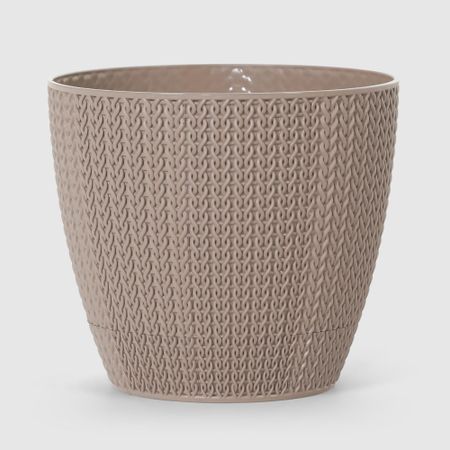 Кашпо Serinova Sumela 21,6x19,2 см мокко