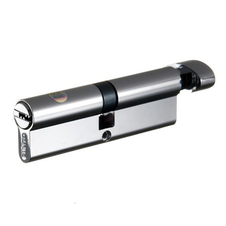 Цилиндр Punto Z4002 100 55х45 мм ключ/вертушка хром