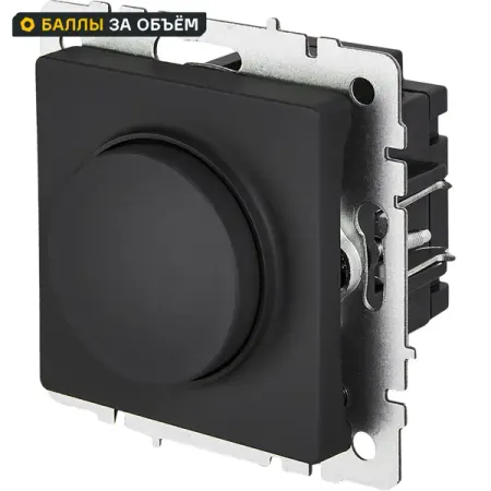 Диммер встраиваемый IEK Brite цвет графит беспроводной диммер veromount skydance v1 l
