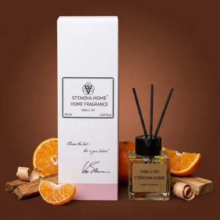 Ароматический диффузор Stenova Home Vanilla Sky 50 мл декоративная наволочка medicci home 45x45см