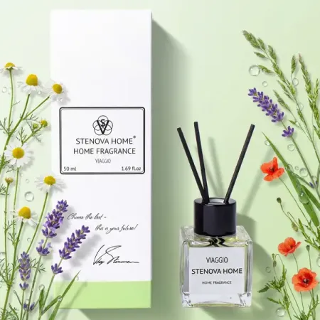 Ароматический диффузор Stenova Home Viaggio 50 мл декоративная наволочка medicci home 45x45см