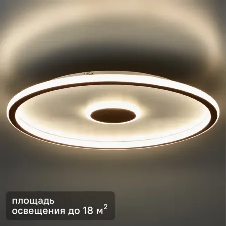 Светильник настенно-потолочный светодиодный Freya Orbit FR5421CL-L80BR 80 Вт нейтральный белый свет цвет коричневый