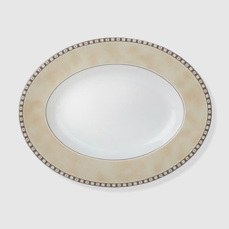 Блюдо овальное Hankook/Prouna Беж Физэр 23 см