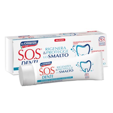 Паста зубная S.O.S. Denti Защита эмали 75 мл паста уплотнительная masterpak для воды 70 г