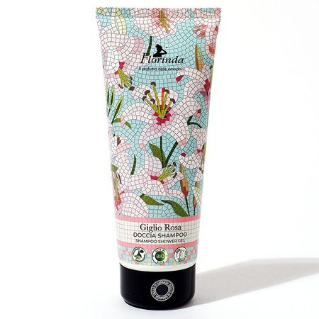 Гель для душа Florinda Итальянская Мозаика Розовая лилия 200 мл