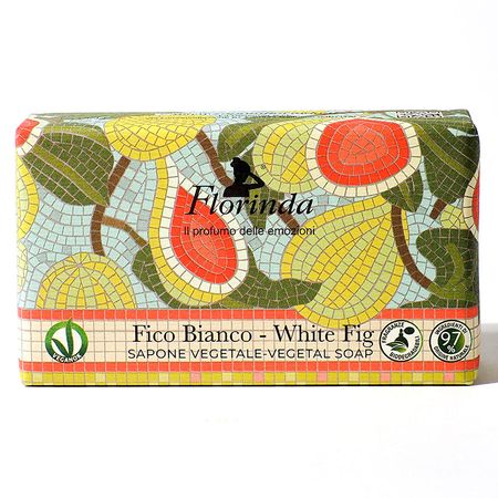 Мыло туалетное Florinda Итальянская Мозаика Белый инжир 200 г