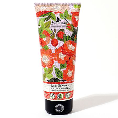 Гель для душа Florinda Итальянская Мозаика Дикая роза 200 мл