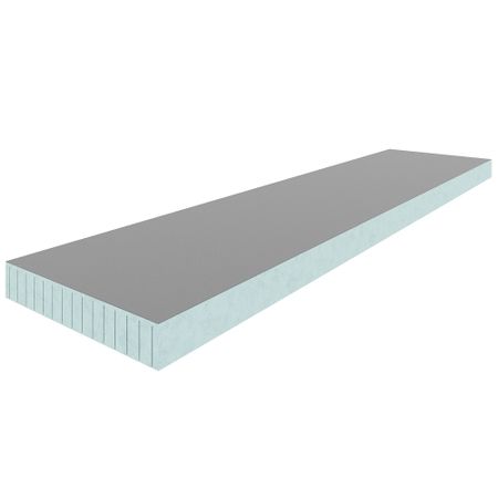 Плита теплоизоляционная Teplofom+ 100х600х2500 мм с односторонним полимерцементным слоем с продольным пропилом