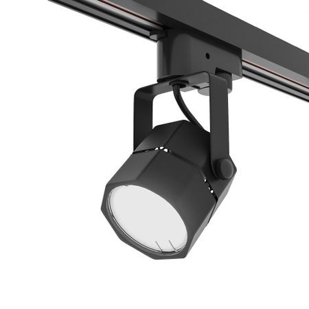 Трековый светильник однофазный Elektrostandard Robi 35 Вт GU10 черный (a047355) натяжной шкив htd 3m алюминиевый сплав 15 20 24 30 40 зубов