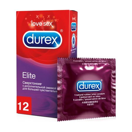 Презервативы Durex Elite сверхтонкие 12 шт виктор диль дар говорения на иных языках и крещение духом святых