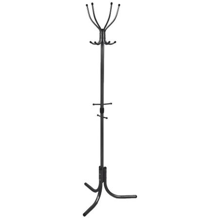 Вешалка Ника вк4/ч черная 60х60х180 см 4 крючка