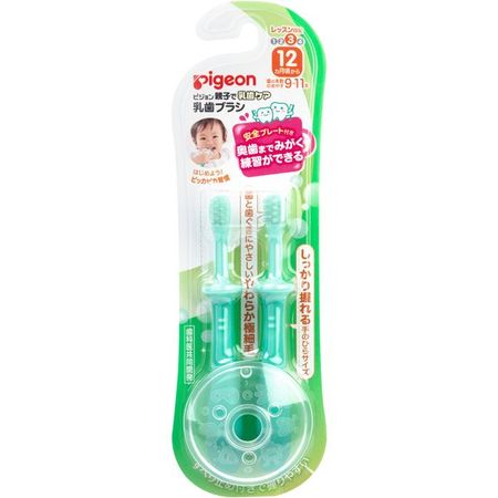 Щетка зубная для детей от 12 мес. Training step 3 Pigeon/Пиджен 2шт