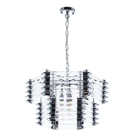 Люстра подвесная Arte Lamp Caravaggio E14 360 Вт 12 кв.м (A1059SP-9CC) подвесная led люстра saloeelaitte круглая   белая