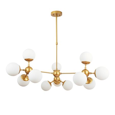 Люстра подвесная Arte Lamp Bolla E14 480 Вт 14 кв.м (A1664SP-12GO)