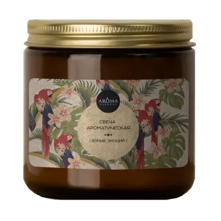 Свеча ароматизированная Aroma Harmony Взрыв эмоций 7 см