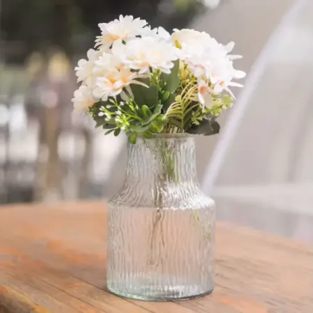 Ваза Julietta стекло цвет прозрачный 20 см стеклянные вазы