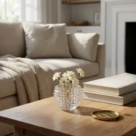 Ваза Primrose стекло цвет прозрачный 10 см прозрачный пластиковый   для растений