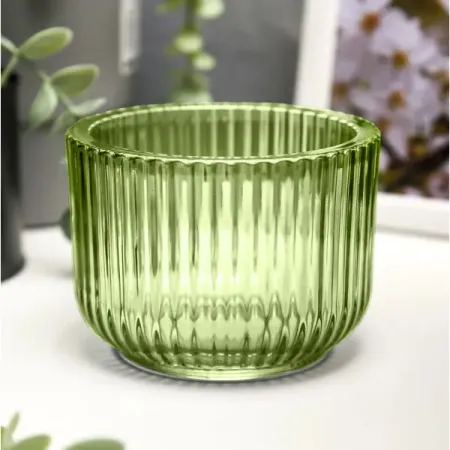 Ваза Maddalena стекло цвет прозрачный 10.6 см стеклянные вазы