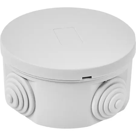 Распределительная коробка открытая Lexman D80x40 мм 4 ввода IP55 цвет серый открытая неоновая вывеска с котом