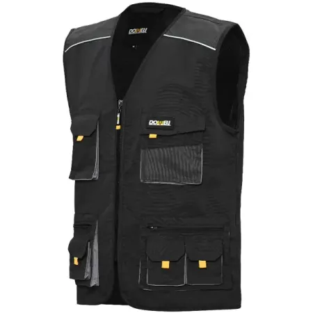 Жилет рабочий Dowell HD цвет темно-серый размер L/52 рост 176-182 мм жилет noenname null для мотокросса из полиэстера
