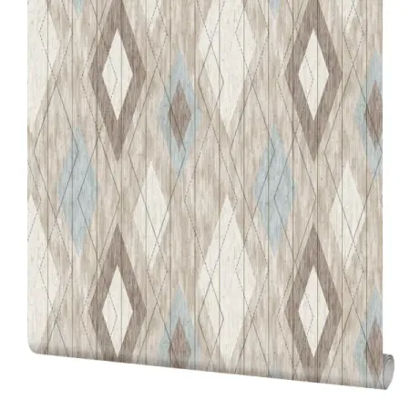 Обои флизелиновые Elysium Ромбы бежевые 1.06 м Е704403