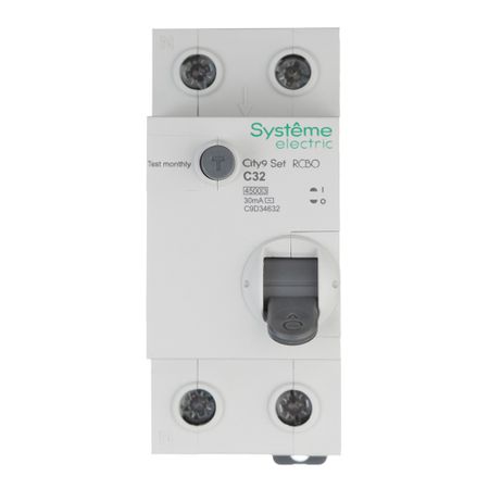 Автомат дифференциальный Systeme Electric City9 Set АВДТ 32А 1P+N тип AC 30 мА 4,5 кА (C9D34632) джефф иммельт под напряжением уроки лидерства руководителя general electric