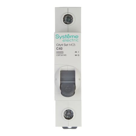 Автоматический выключатель модульный Systeme Electric City9 Set 1P 40А тип C 4,5 кА 230 В (C9F34140)