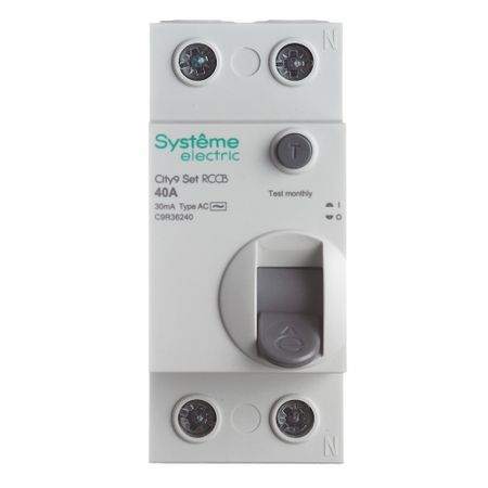 УЗО Systeme Electric City9 Set ВДТ 40А 2P тип AC 30 мА 6 кА (C9R36240) джефф иммельт под напряжением уроки лидерства руководителя general electric