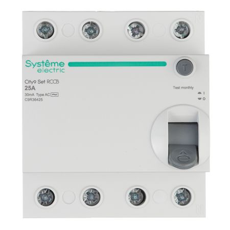 УЗО Systeme Electric City9 Set ВДТ 25А 3P+N тип AC 30 мА 6 кА (C9R36425) джефф иммельт под напряжением уроки лидерства руководителя general electric