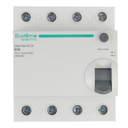 УЗО Systeme Electric City9 Set ВДТ 63А 3P+N тип AC 30 мА 6 кА (C9R36463) джефф иммельт под напряжением уроки лидерства руководителя general electric