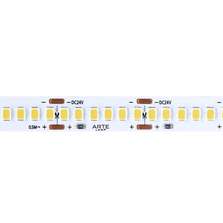 Светодиодная лента 24V 14,4W/m 6000К 5м Arte Lamp TAPE A2424010-03-6K