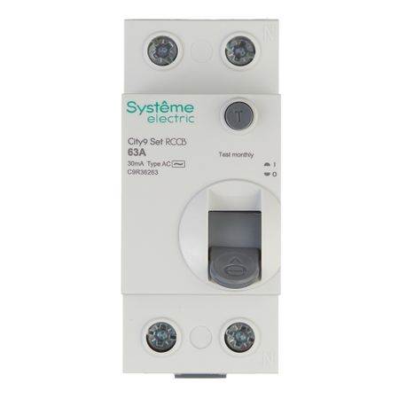 УЗО Systeme Electric City9 Set ВДТ 63А 1P+N тип AC 30 мА 6 кА (C9R36263) джефф иммельт под напряжением уроки лидерства руководителя general electric
