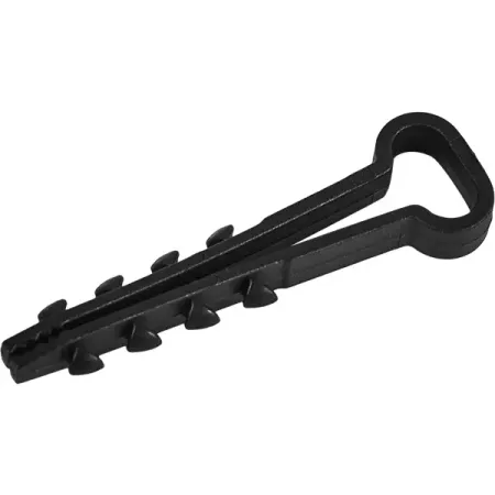 Дюбель-хомут Duwi ДХП 5-10 для плоского кабеля цвет черный 10 шт. jst 1 25mm разъемы для кабеля 10 шт