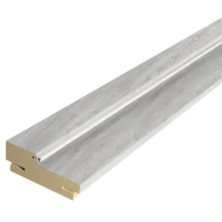 Комплект дверной коробки Канзас телескопический 2070x80x38 мм ПВХ цвет дуб европейский серый (2.5шт.)