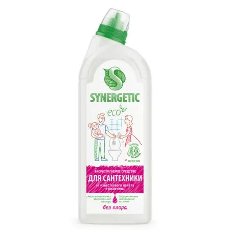 Средство чистящее для сантехники Synergetic 1 л