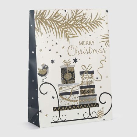 Пакет подарочный Due Esse Christmas regalo natalizia 44х17х61 см