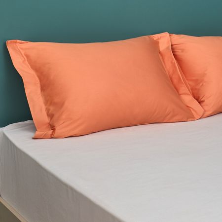 Комплект наволочек Ярко-оранжевый/Vivid orange с ушками мини фонарик оранжевый abs акрил usb rechargeable