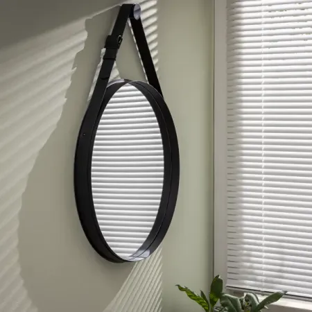 Зеркало декоративное Inspire Barbier Black круглое D57 см металл цвет черный круглый ковёр для спальни